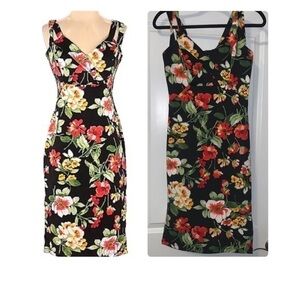 ENFOCUS women’s floral sleeveless midi dress size 10